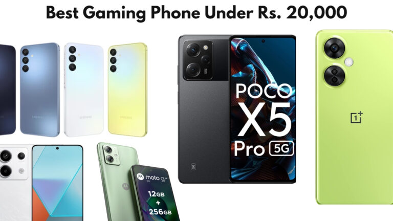Top Gaming Phones Under Rs 20,000 in 2025 – Best Budget Picks with Smooth Performance and Long Battery Life