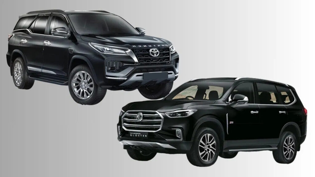 Toyota Fortuner vs MG Gloster vs Jeep Meridian