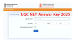 UGC NET 2025 Answer Key Released
