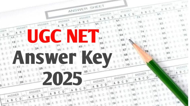 UGC NET Answer Key 2025 