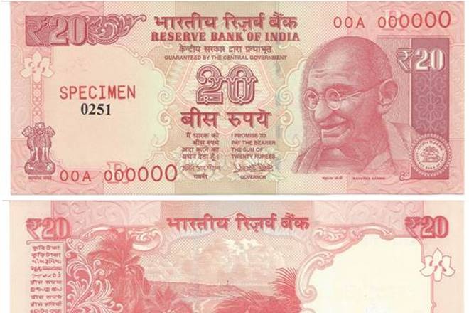 Rare Pink ₹20 Note Can...