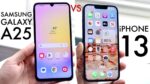 iPhone 13 vs Samsung Galaxy A25 5G