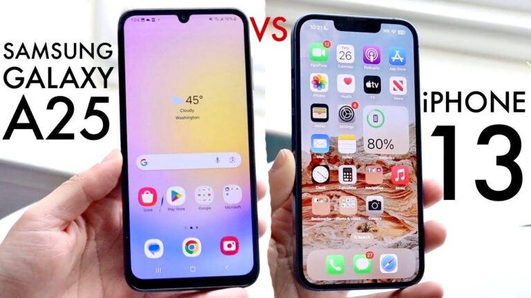 iPhone 13 vs Samsung Galaxy A25 5G