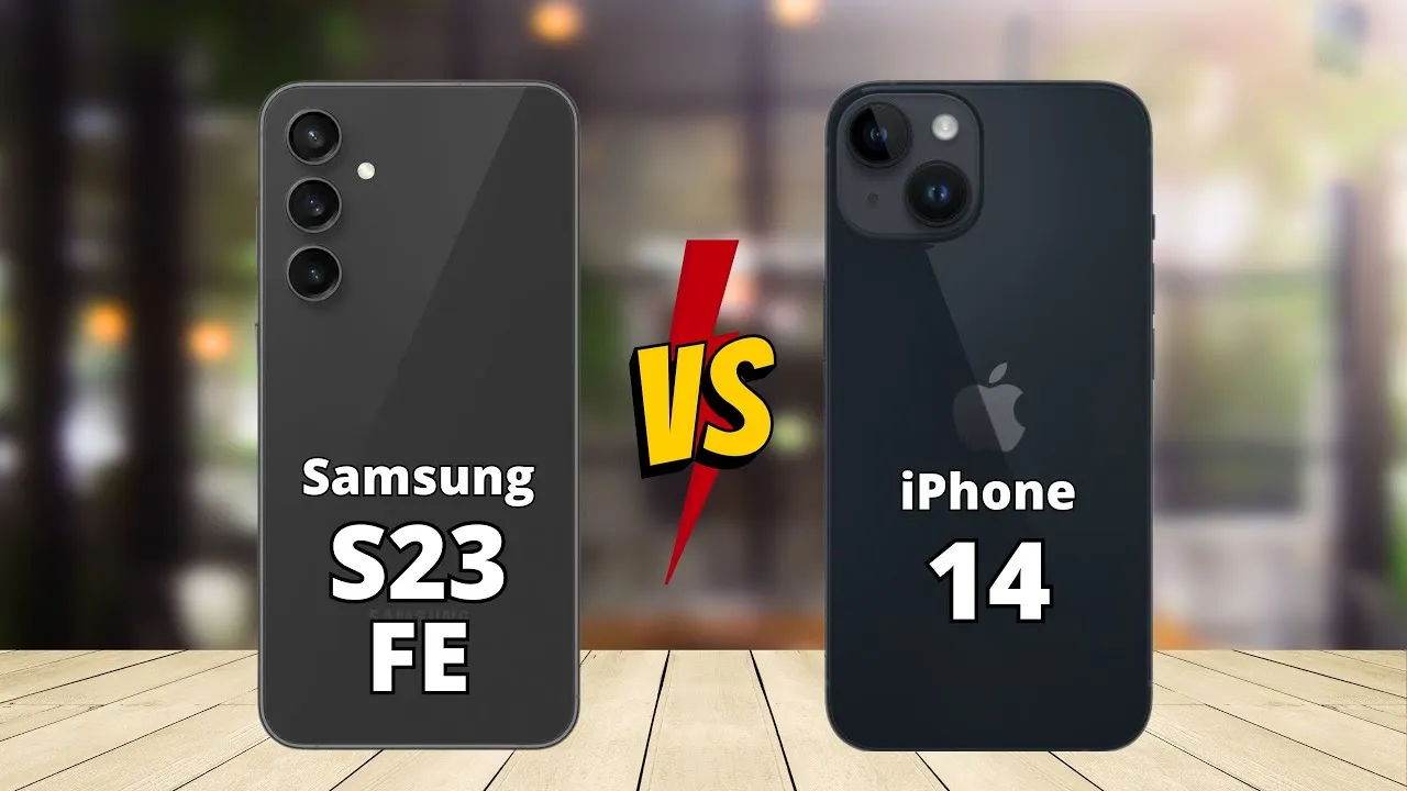 iPhone 14 vs Samsung Galaxy S23 FE 