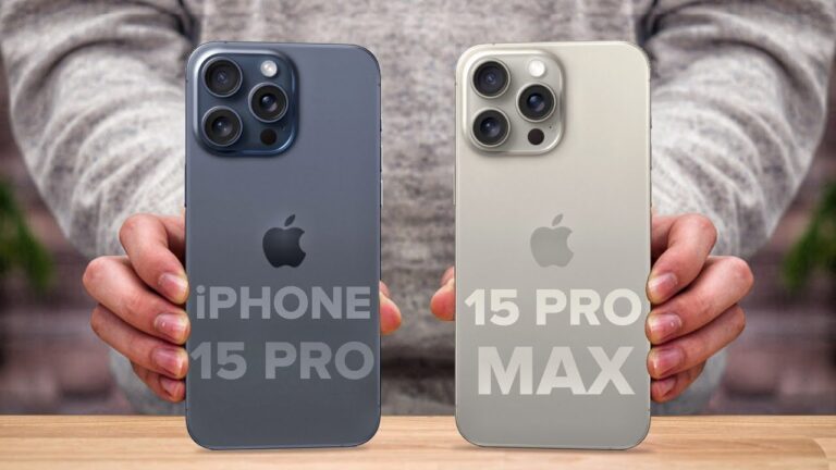 iPhone 15 Pro vs iPhone 15 Pro Max