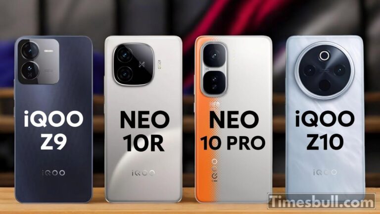 iQoo Z9 5G vs Neo 10R 5G vs Neo 10 Pro 5G vs Z10 5G: IQoo Phones Comparison for 2025