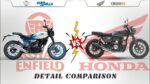 Royal Enfield Guerrilla 450 vs Honda CB350