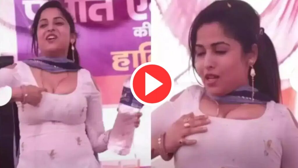 Dance Video: Muskan Baby Sexy Energetic Dance in White Kurti with “Gaj Ka Ghoonghat” Song Trend On Internet, Must Watch