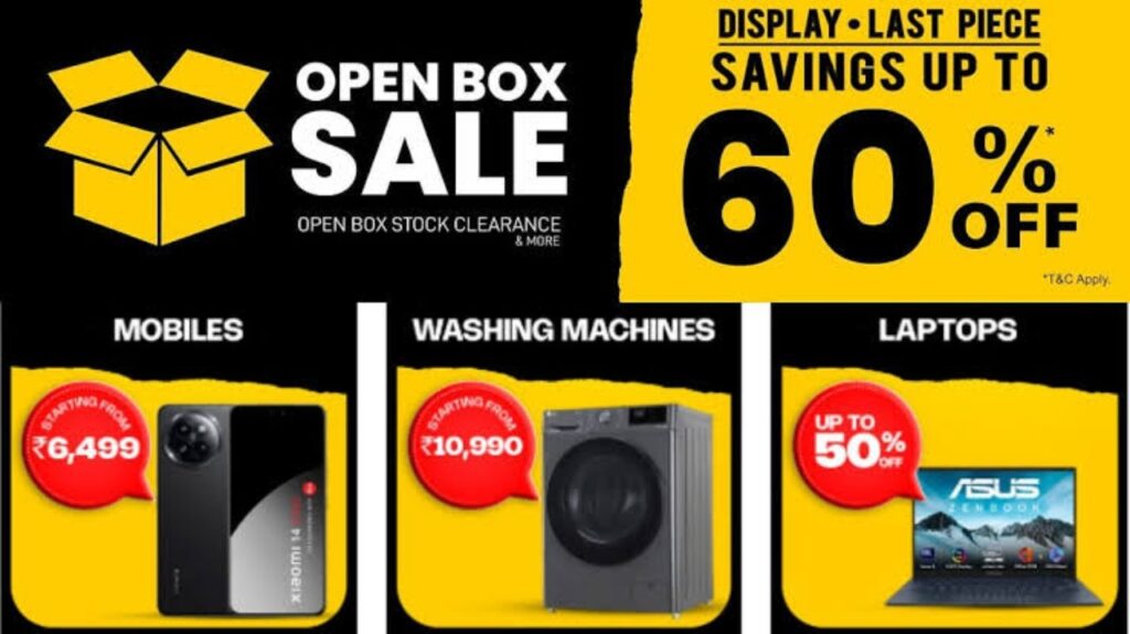Vijay Sales Open Box Sale: Buy Laptops, ACs & Fridges Available Upto 60% Off !