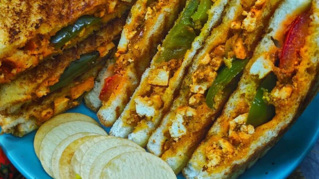 Craving Something Tasty? Try This Quick Paneer Tikka Sandwich Recipe for Breakfast
