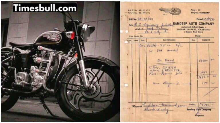 How much was the price of Royal Enfield in 1986? Bill went viral