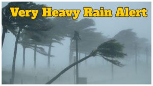 Weather Update -  Very Heavy Rain & thunderstorms Warning in 10 States for next 7 Days