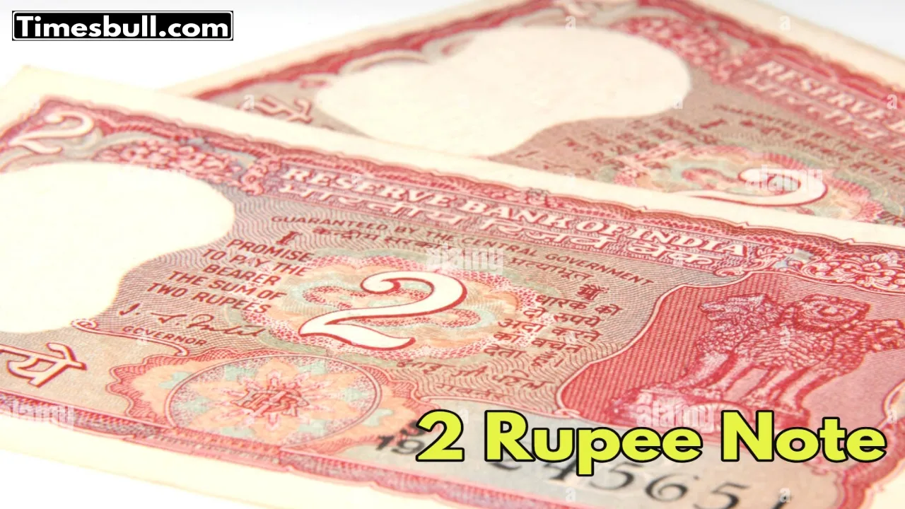 2 Rupees Note