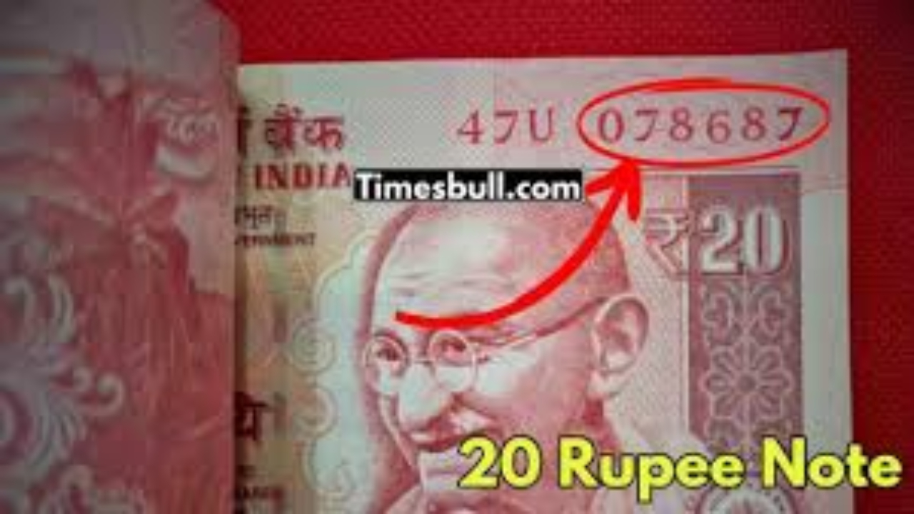 20 Rupee Note
