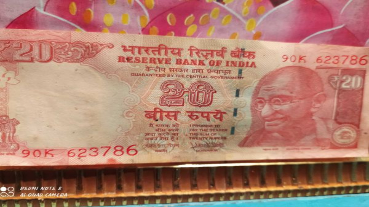 20 Rupees note