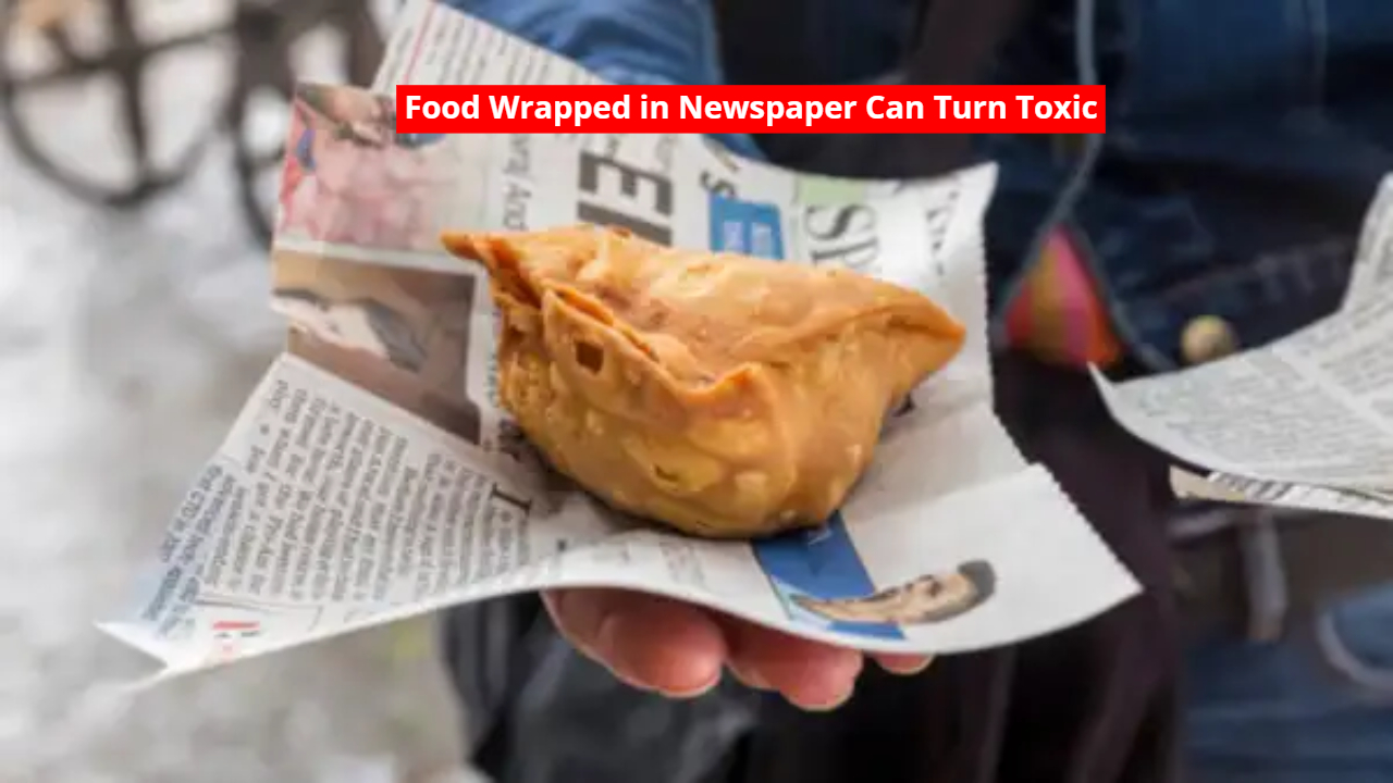 Food Wrapped in Newspaper Can...