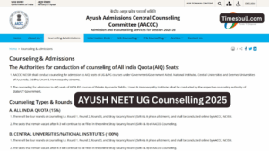 Ayush NEET UG Counselling 2025 Registration starts, Note these important dates for BAMS, BUMS and BHMS!