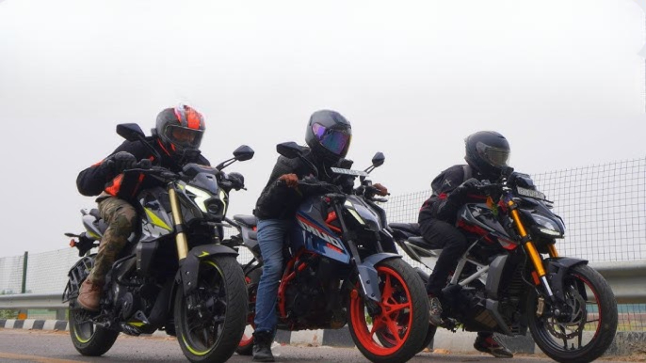 Bajaj Pulsar NS400Z vs KTM Duke 390 vs TVS Apache RTR 310 