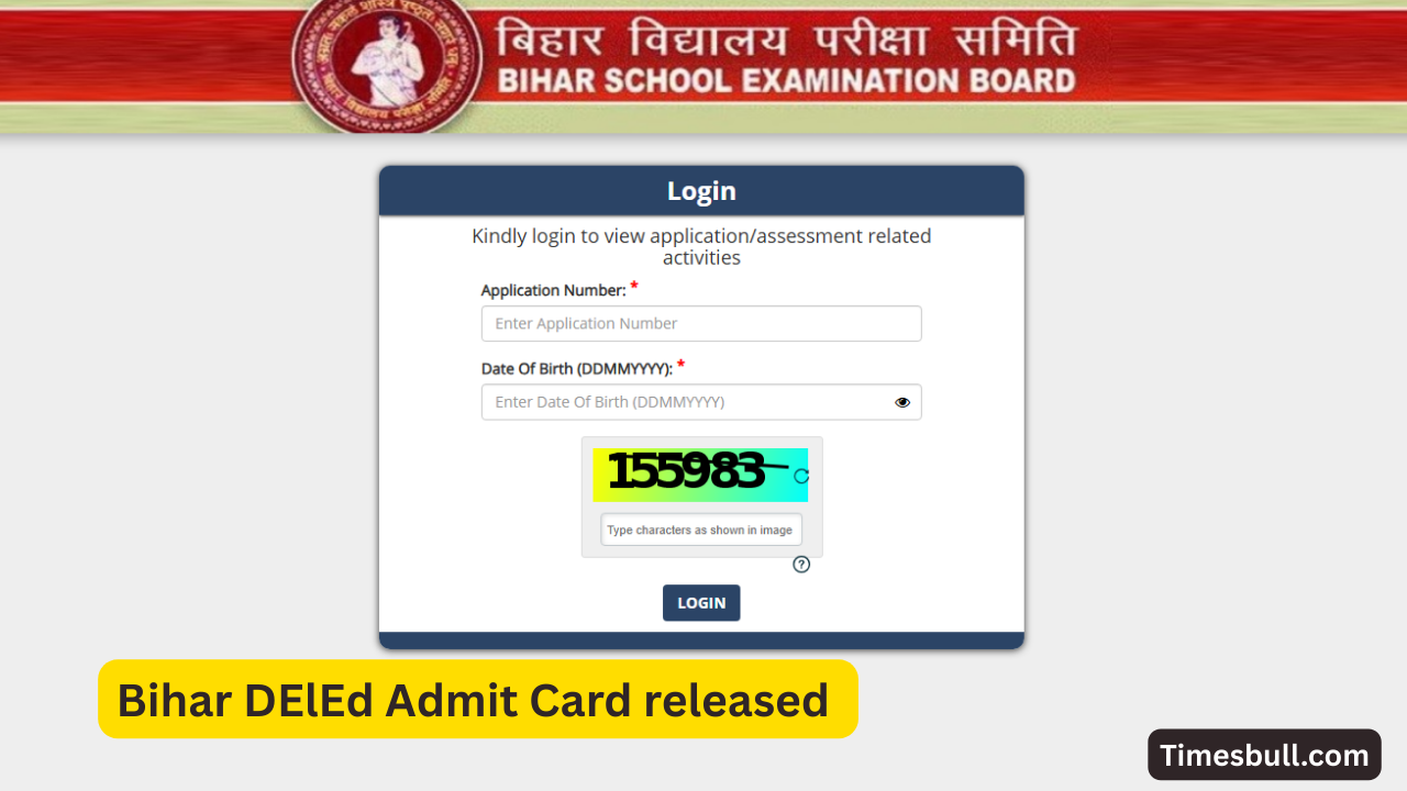 Bihar DElEd Admit Card released...