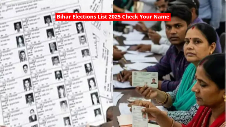 Bihar Elections List 2025
