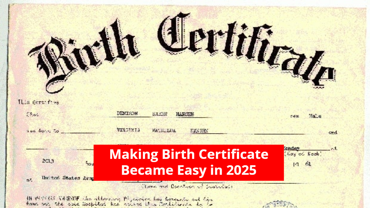 Making Birth Certificate Became Easy...