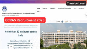 Big Vacancy Alert! CCRAS Hiring for 394 Posts – Apply by 31 August at ccras.nic.in