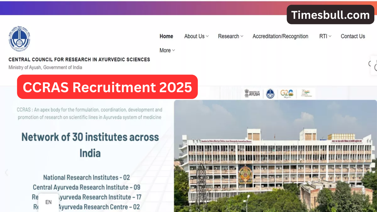 Big Vacancy Alert! CCRAS Hiring...