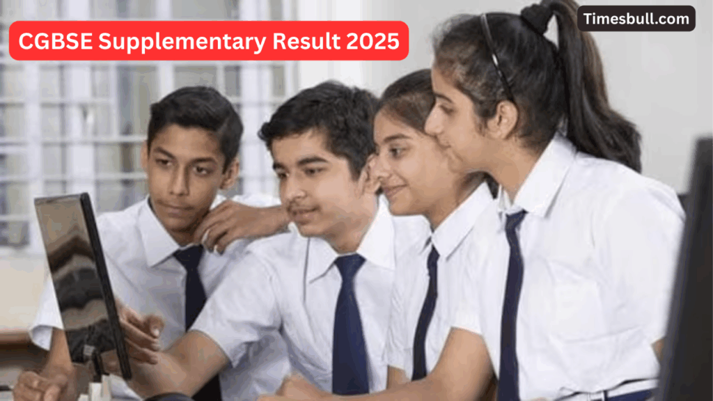 CGBSE Supplementary Result 2025 Out: Direct Link to Check Class 10 & 12 Results!