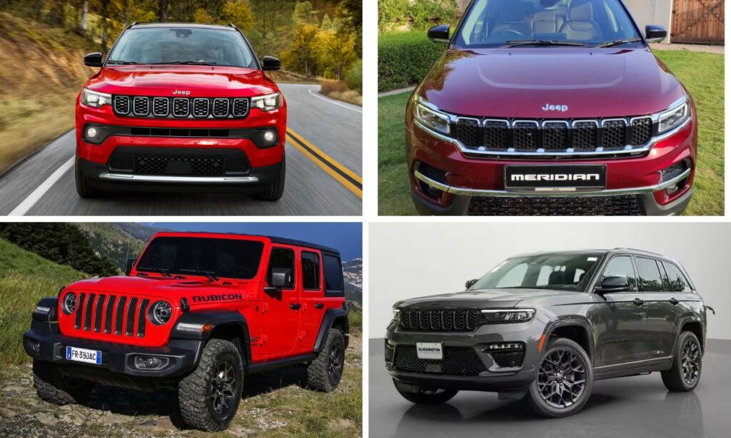 Complete Jeep SUV Price and Features list in India: Compass, Meridian, Wrangler & More