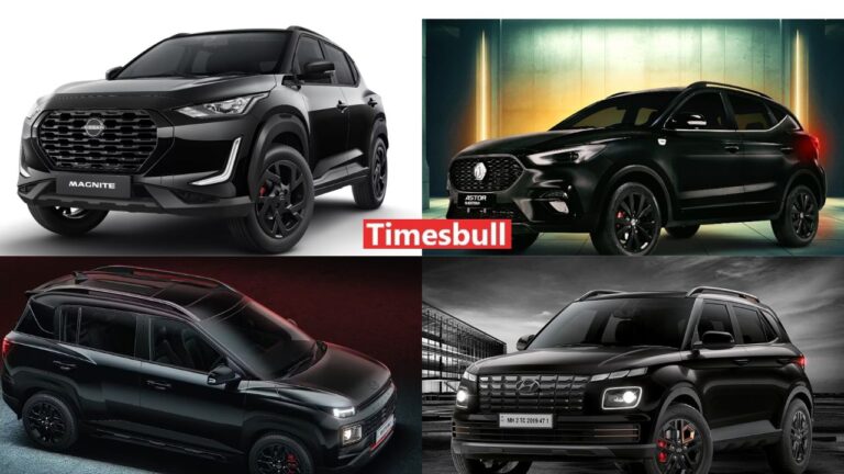 Top 7 Dark Edition SUVs Below ₹15 Lakh – Nissan, Hyundai, Tata & More