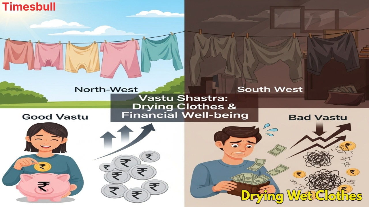 Vastu Shastra: Drying Clothes in...