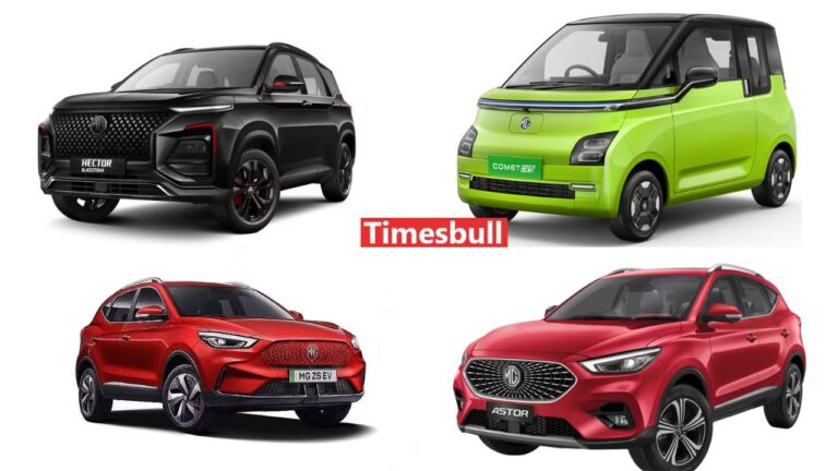 MG’s huge discount in August 2025! From Comet EV to Gloster, benefits up to Rs 4 lakh