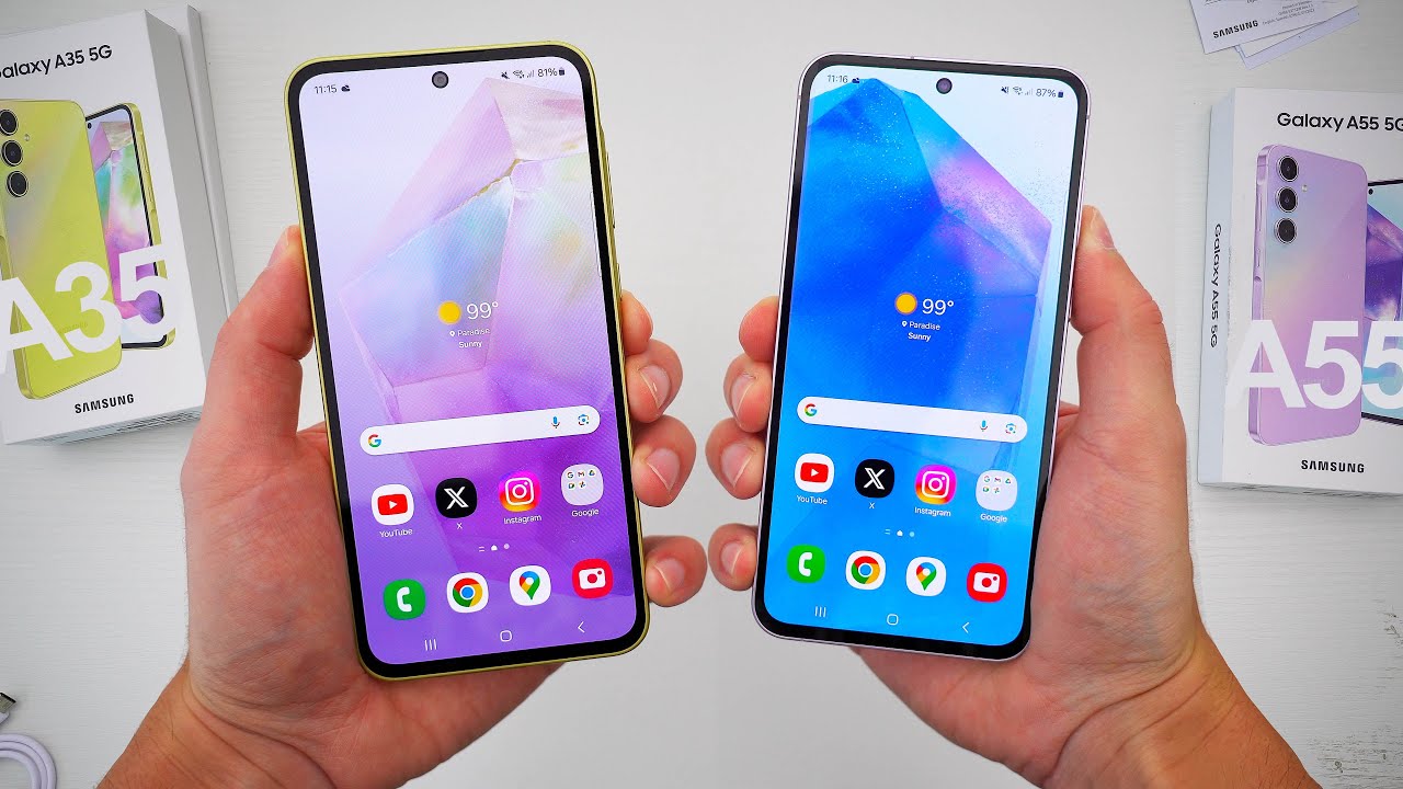 Samsung Galaxy A55 vs