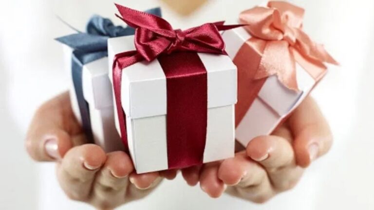 Gifting to wife and son