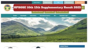 HPBOSE Supplementary Result Released Soon! How to Check Class 10th 12th Score via Mobile