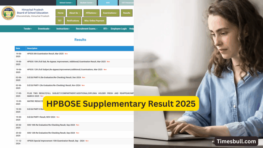 HPBOSE Supplementary Result 2025 – How to Check Himachal Pradesh Board Class 10, 12 Score Via Mobile