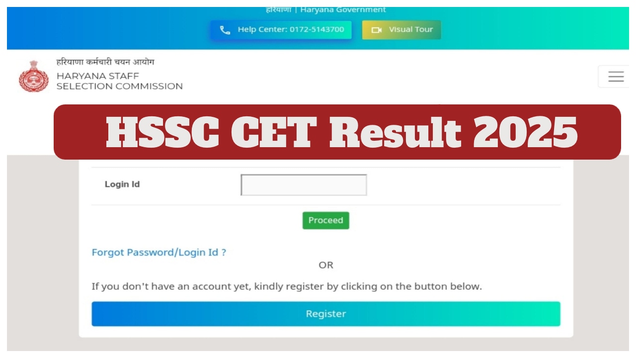 HSSC CET Result 2025