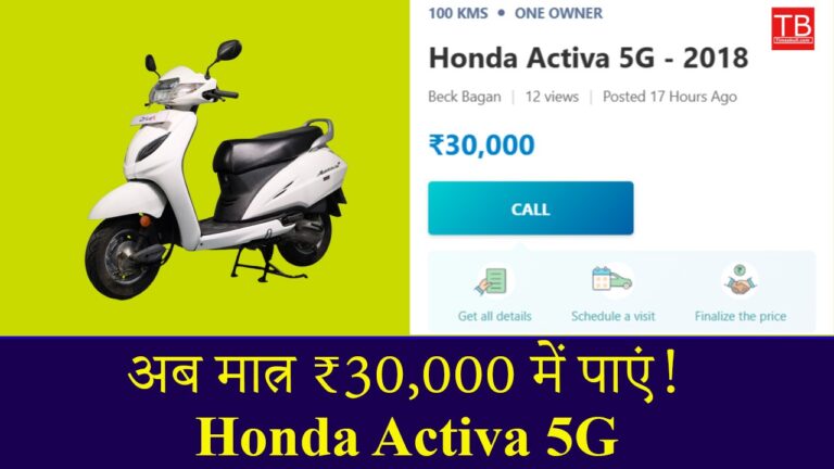 Honda Activa 5G available for 30 thousand – know mileage, features and how to buy