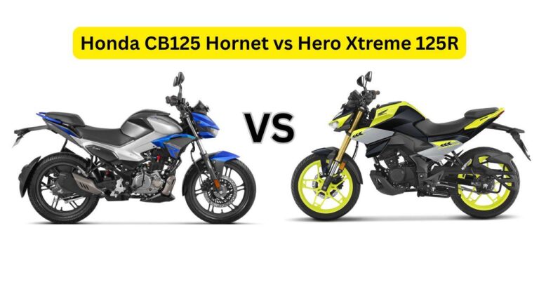 Honda CB125 Hornet vs Hero Xtreme 125R : Best 125cc Bike for Style, Performance & Daily Ride?