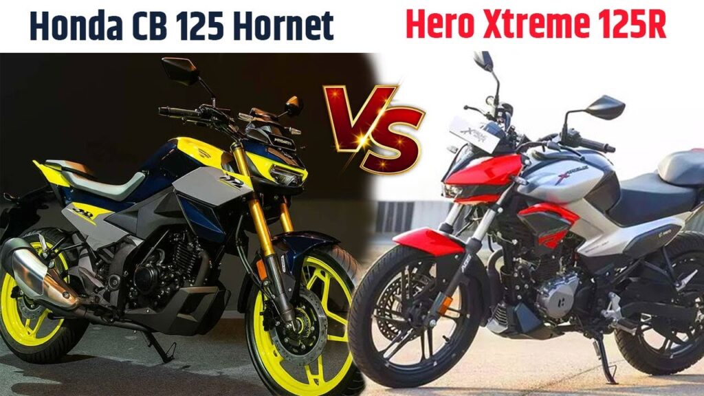 Honda CB125 Hornet vs Hero Xtreme 125R Comparison : Design, Features and Performance
