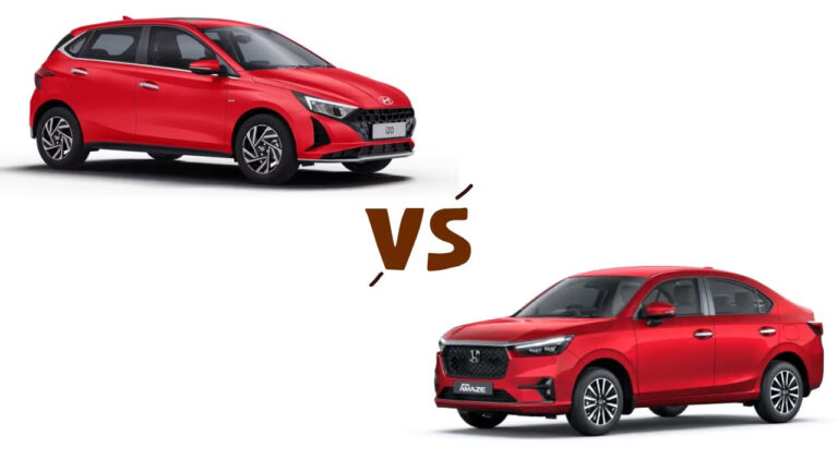 Hyundai i20 vs Honda Amaze : Which is the Best Family Car Under Rs 10 Lakh?
