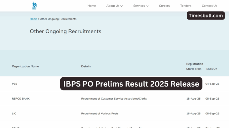 IBPS PO Prelims Result 2025 Release Soon! Here is the method and link to download
