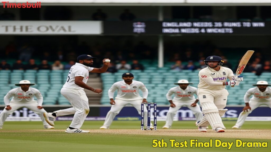 India vs England 5th Test: Jamie Smith Becomes Final Barrier Between India and Victory