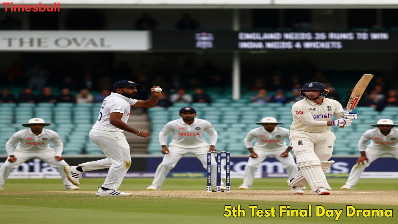 India vs England 5th Test:...