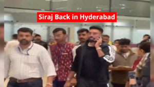 IND vs ENG: Siraj Back in Hyderabad, Fans Gave a Grand Welcome