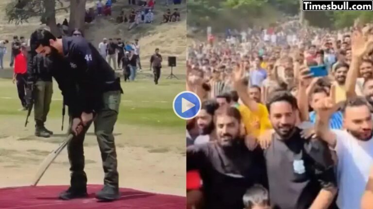 Watch Video: Indian Army Officer’s Cricket Game with Kashmir Locals Goes Viral, Wins Hearts Online