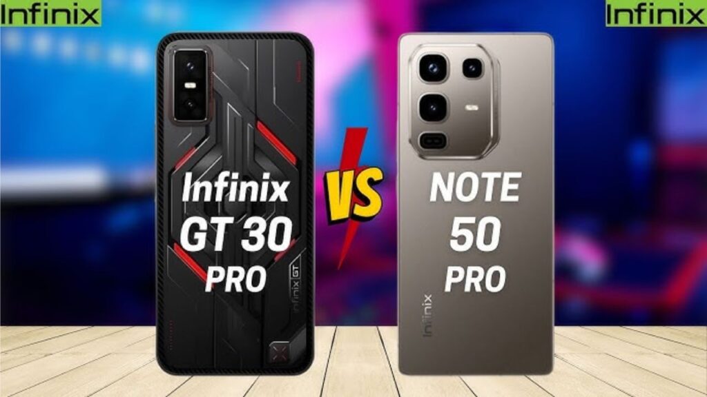 Infinix GT 30 Pro vs Infinix Note 50 Pro 5G
