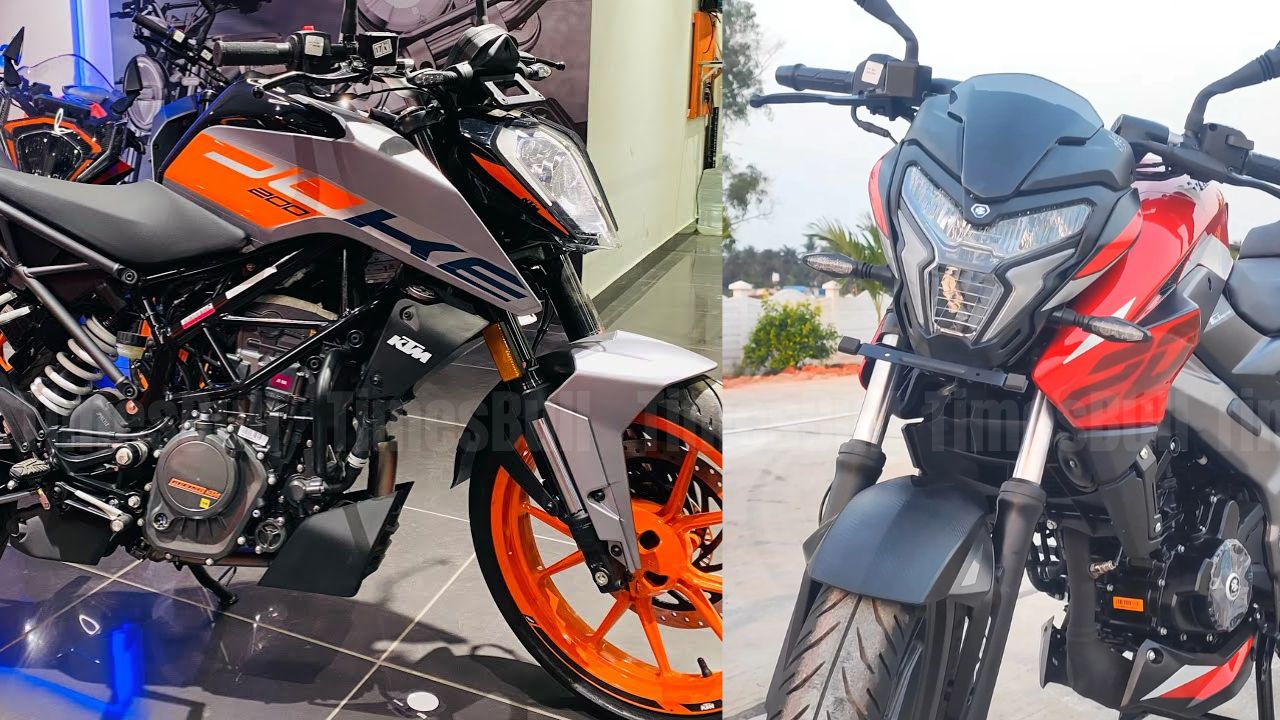 KTM Duke 200 Vs Bajaj...