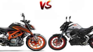 KTM Duke 250 vs Yamaha MT-15 V2 : Power and Performance Compared -See Details