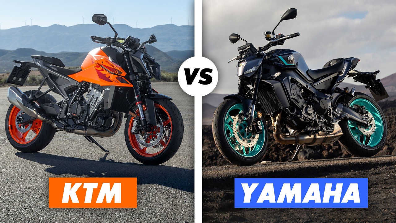 KTM Duke 990 vs Yamaha...